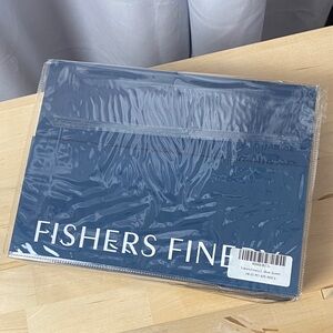 FISHERS FINERY pair (2) red queen silk pillow cases.